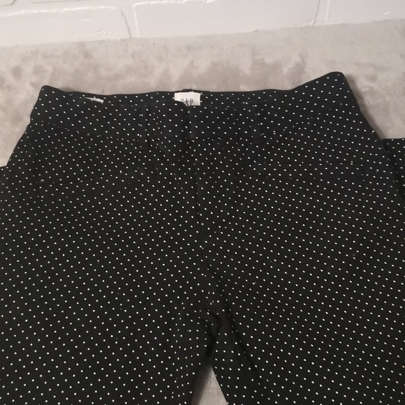 Gap Black and White Polka Dot Pants Size 0 R  #094 - Picture 3 of 10